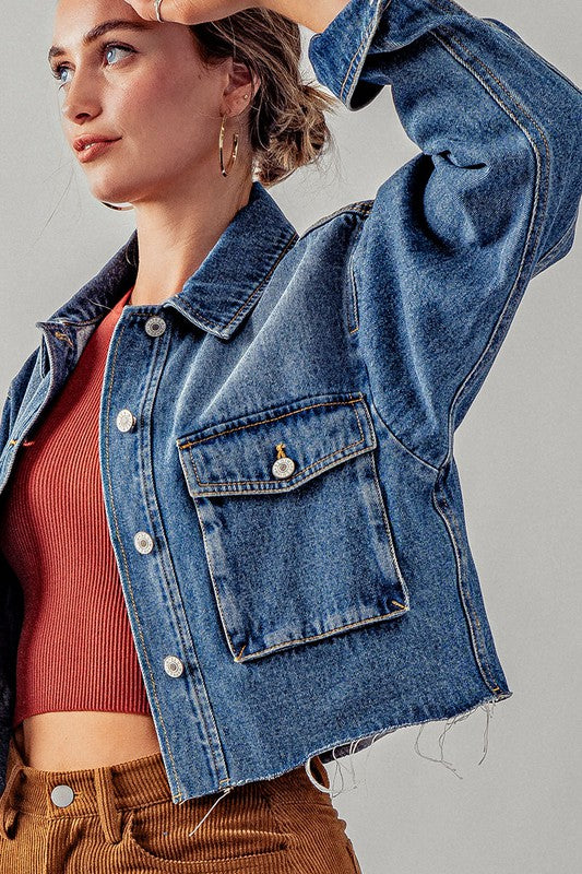 Blue denim jacket