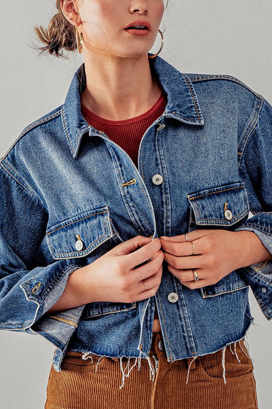 Blue denim jacket