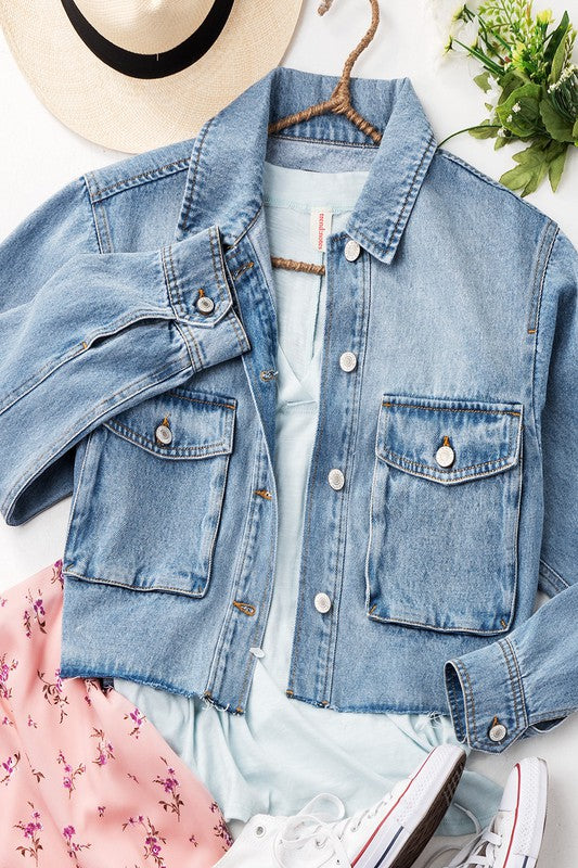 Blue denim jacket