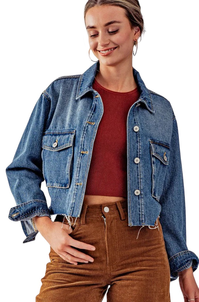 Blue denim jacket