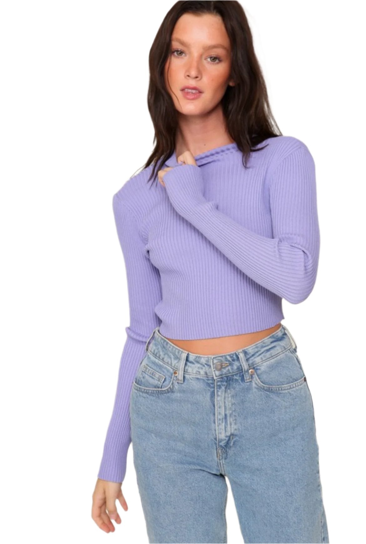 High neck sweater top + more colors