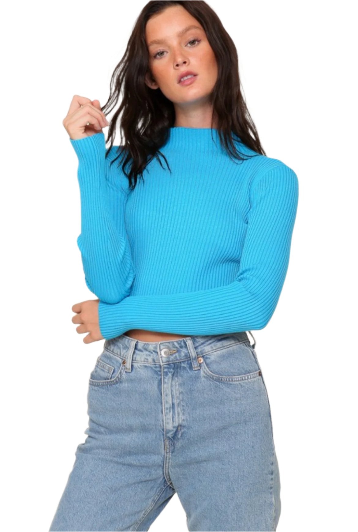 High neck sweater top + more colors