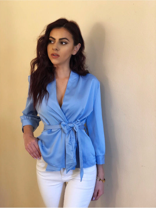 Daisy blue blouse