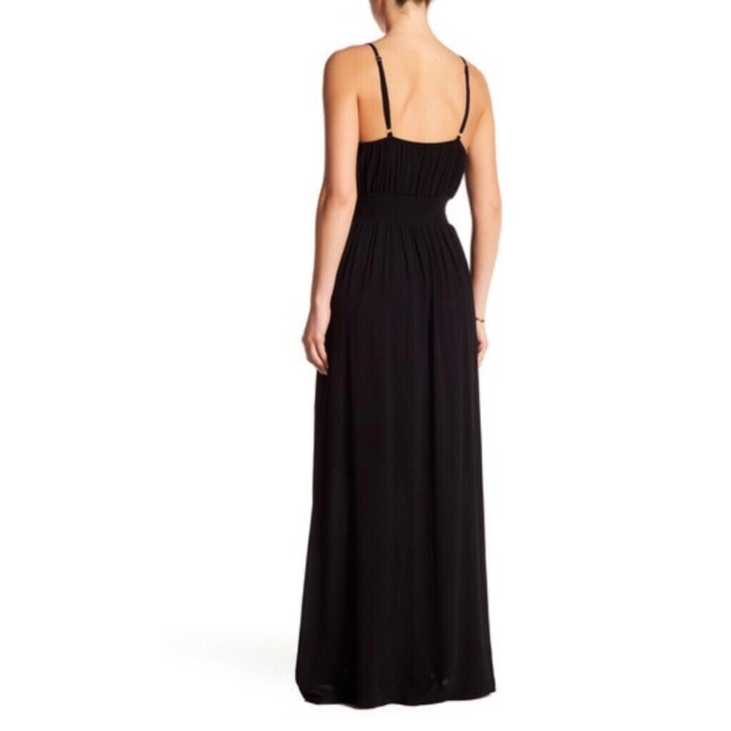 Black maxi dress