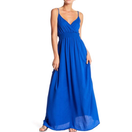 Royal blue maxi dress