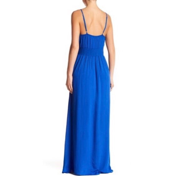 Royal blue maxi dress