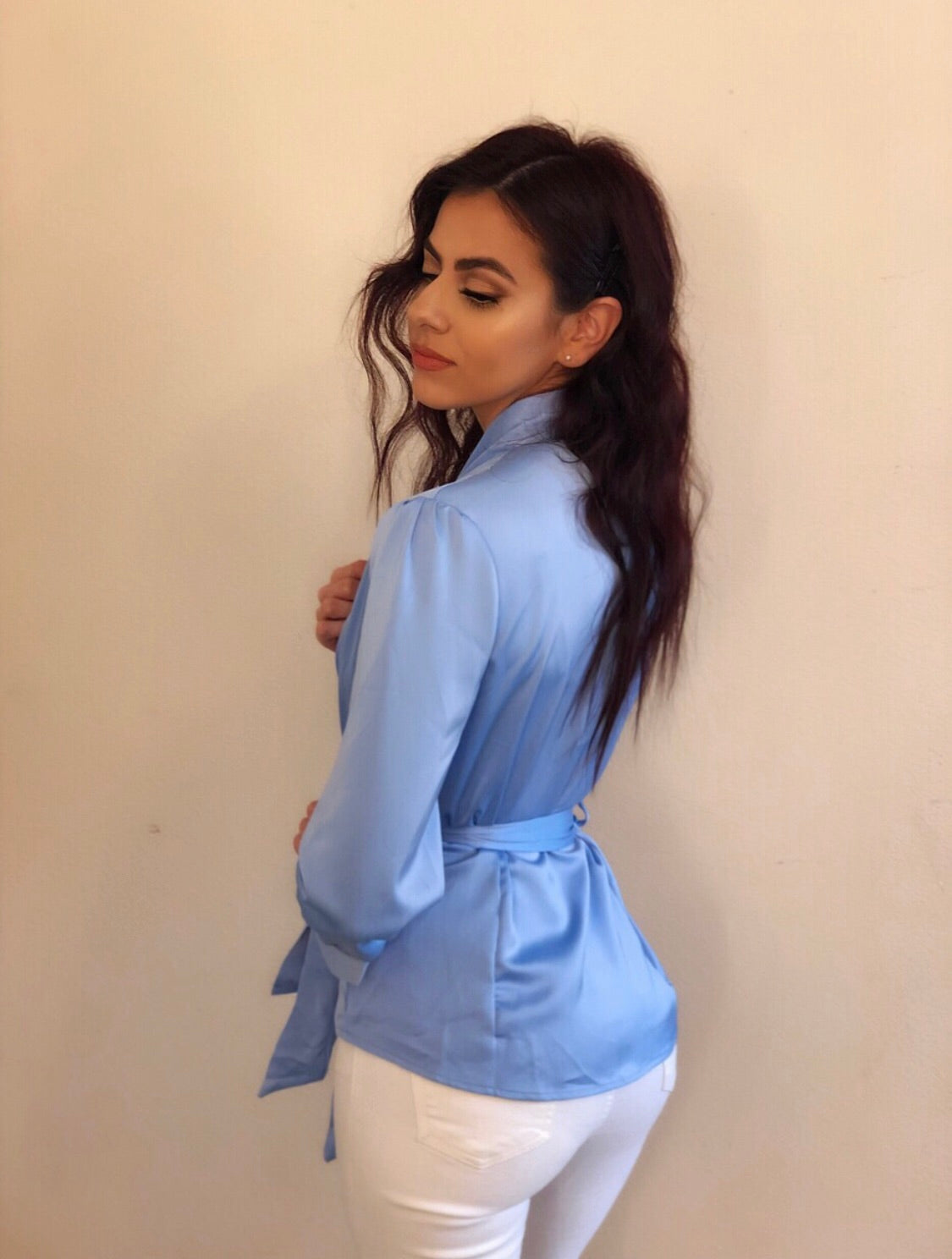 Daisy blue blouse