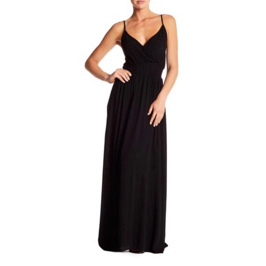 Black maxi dress